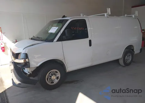 2021 Chevrolet Express Cargo Rwd 2500 Regular Wheelbase Wt z USA, uszkodzony, nr VIN 1GCWGAF75M1269871